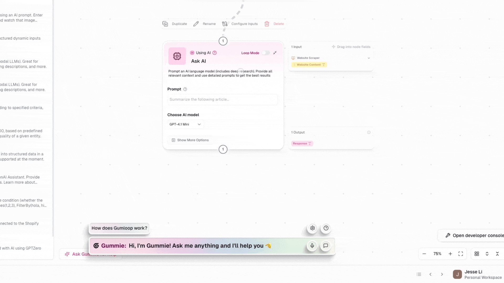 Radial Menu Demo